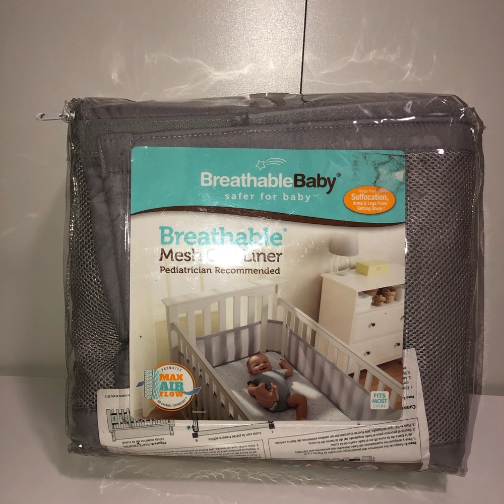 Breathable Mesh Crib Liner